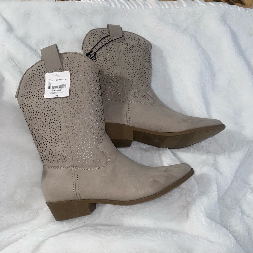 Arizona Jean Co. Gray Western Boots